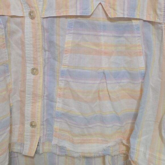 BDG Urban Outfitters Cropped Longsleeve Button up shirt M - Picture 3 of 9